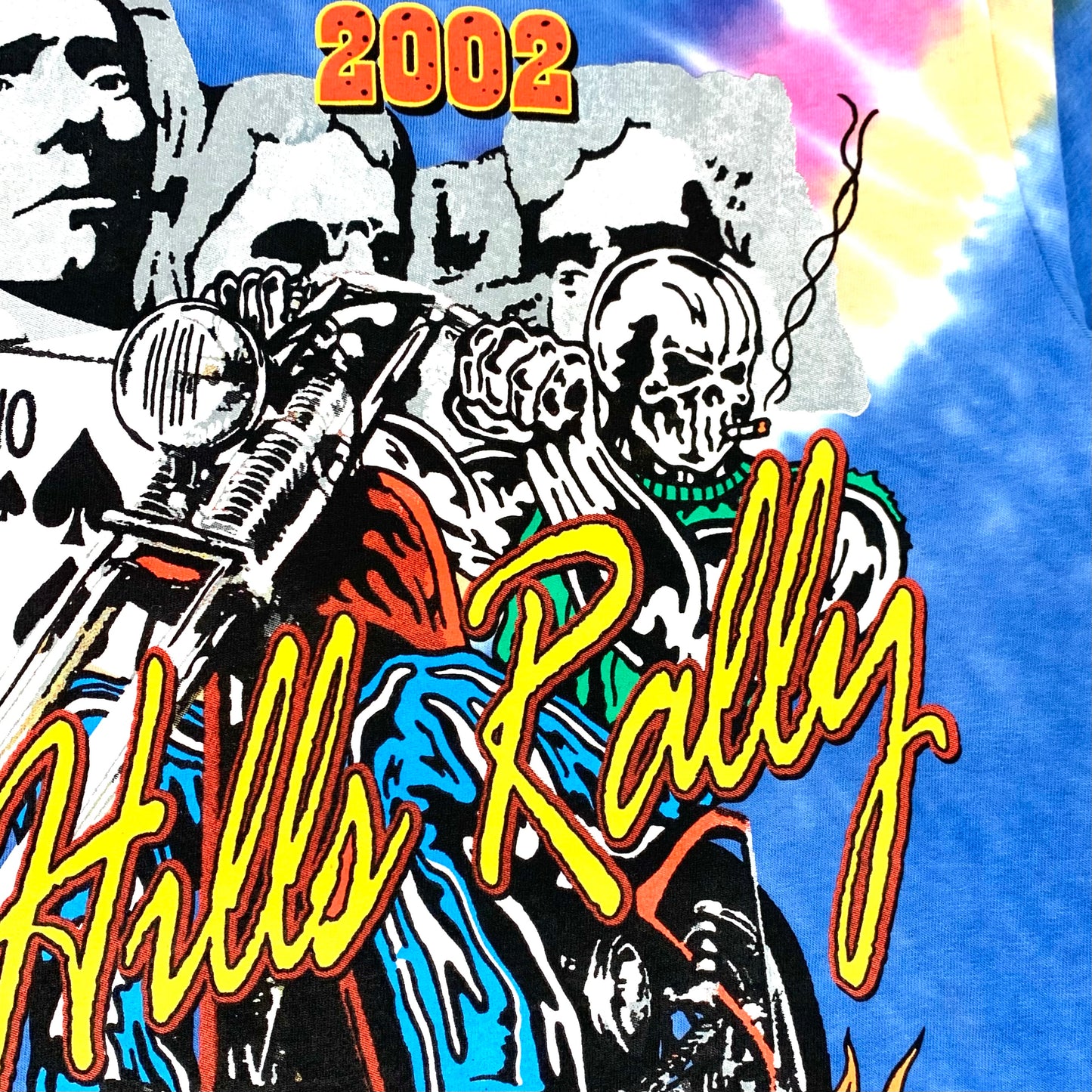 2024 warren lotas sturgis royal flush tie dye t-shirt