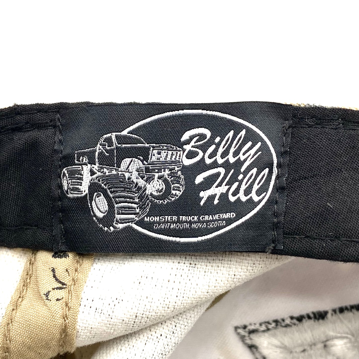 2023 billy hill auto parts vintage washed johnny velcro strapback hat