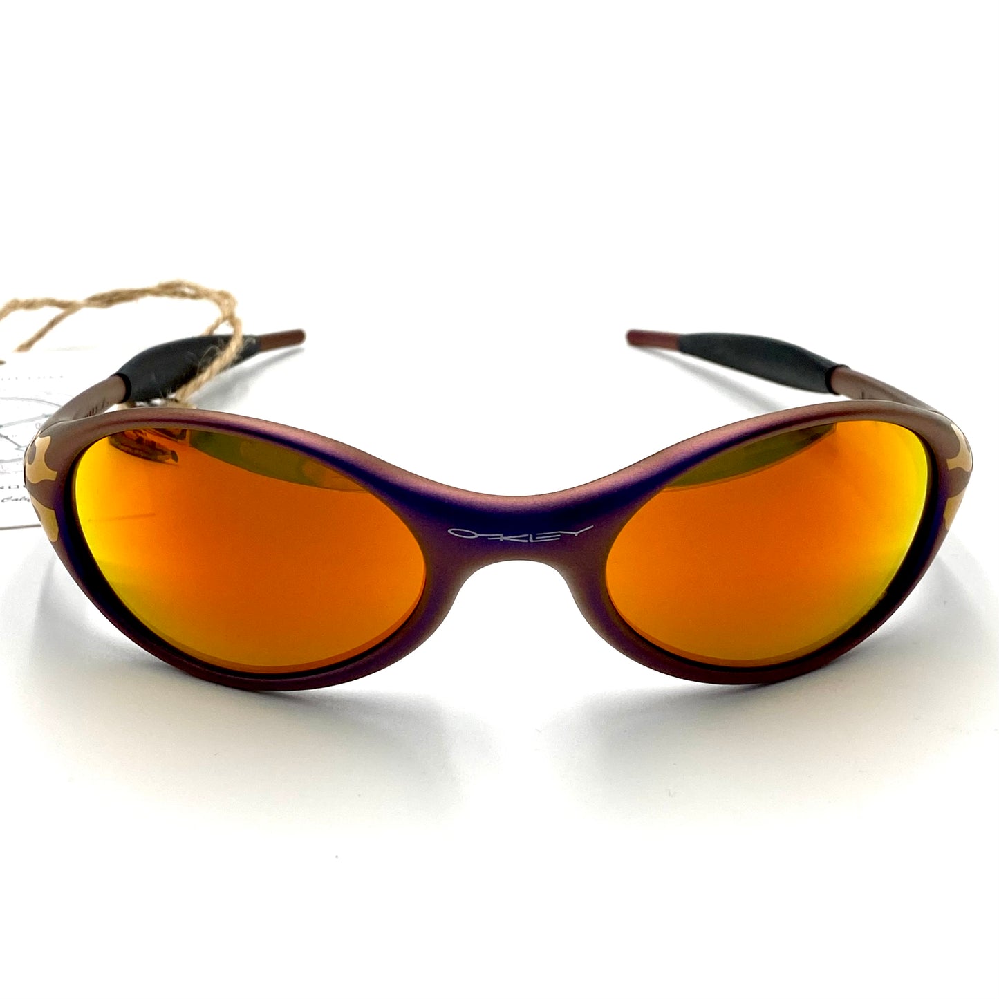 2023 brain dead oakley eyejacket flames prizm sunglasses
