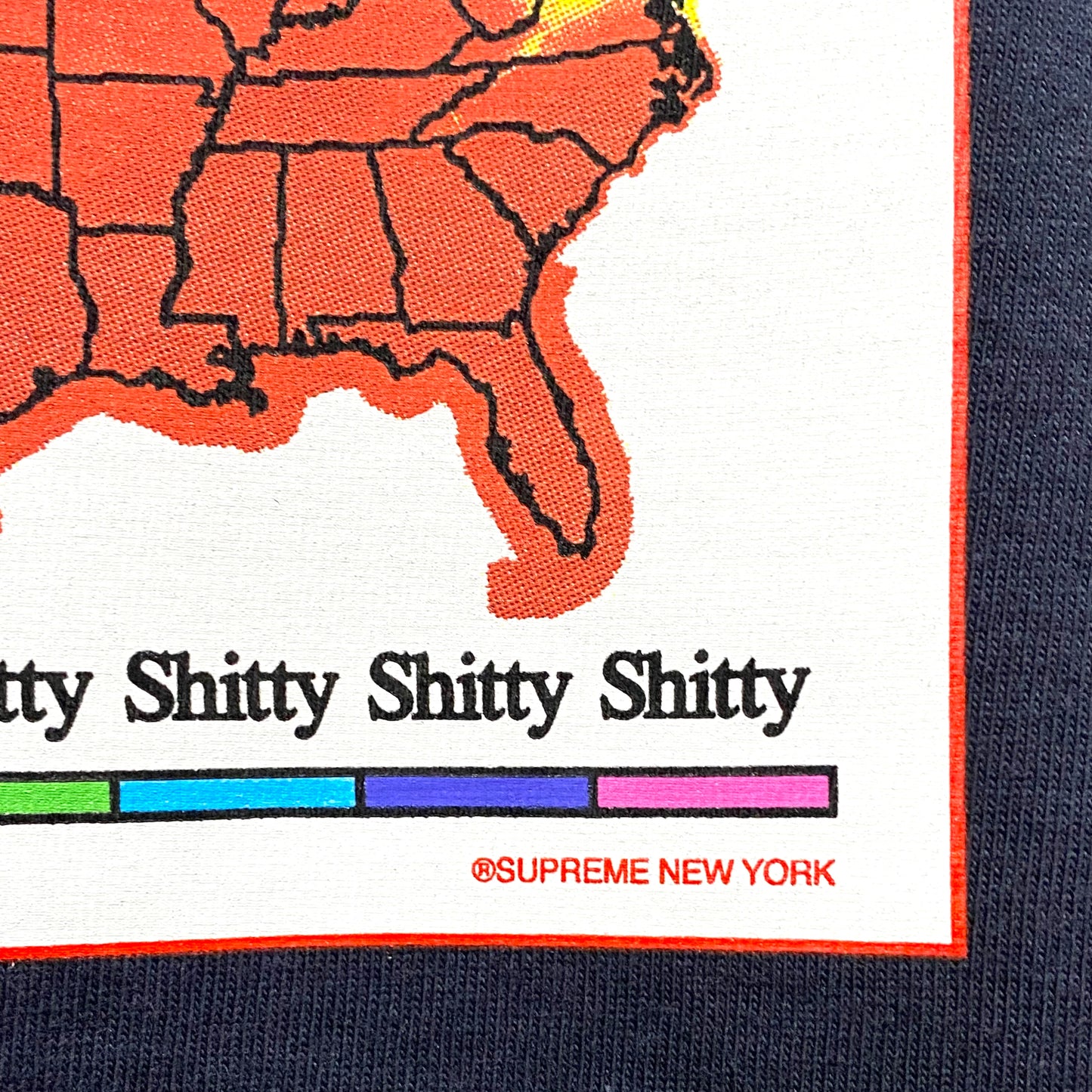 2023 f/w supreme weather t-shirt