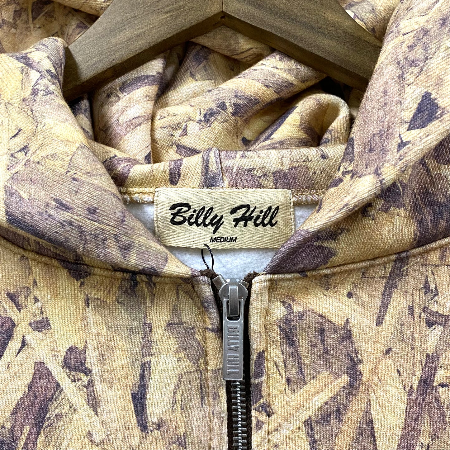2023 billy hill osb plywood woodchip zip-up hoodie