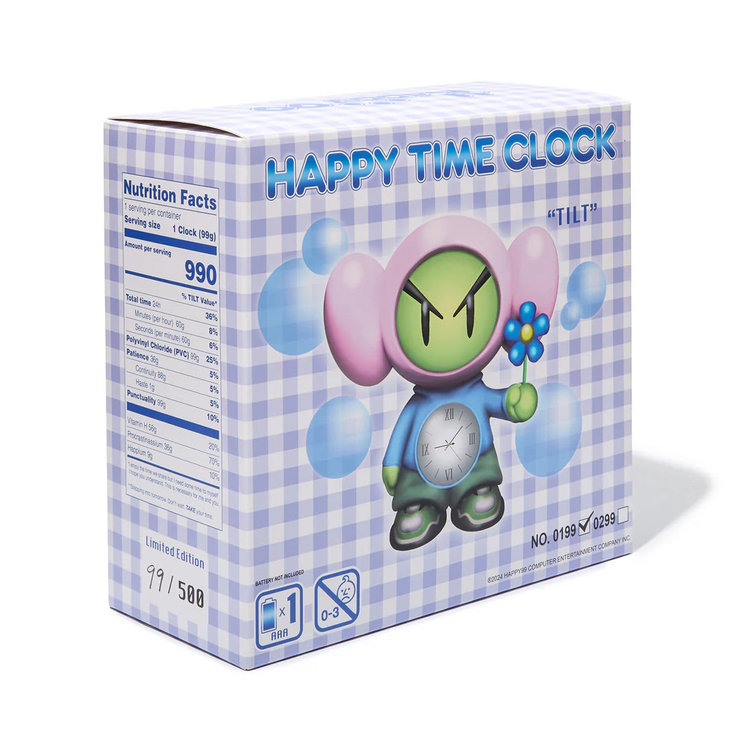 2024 happytime vinyl figure with working clock