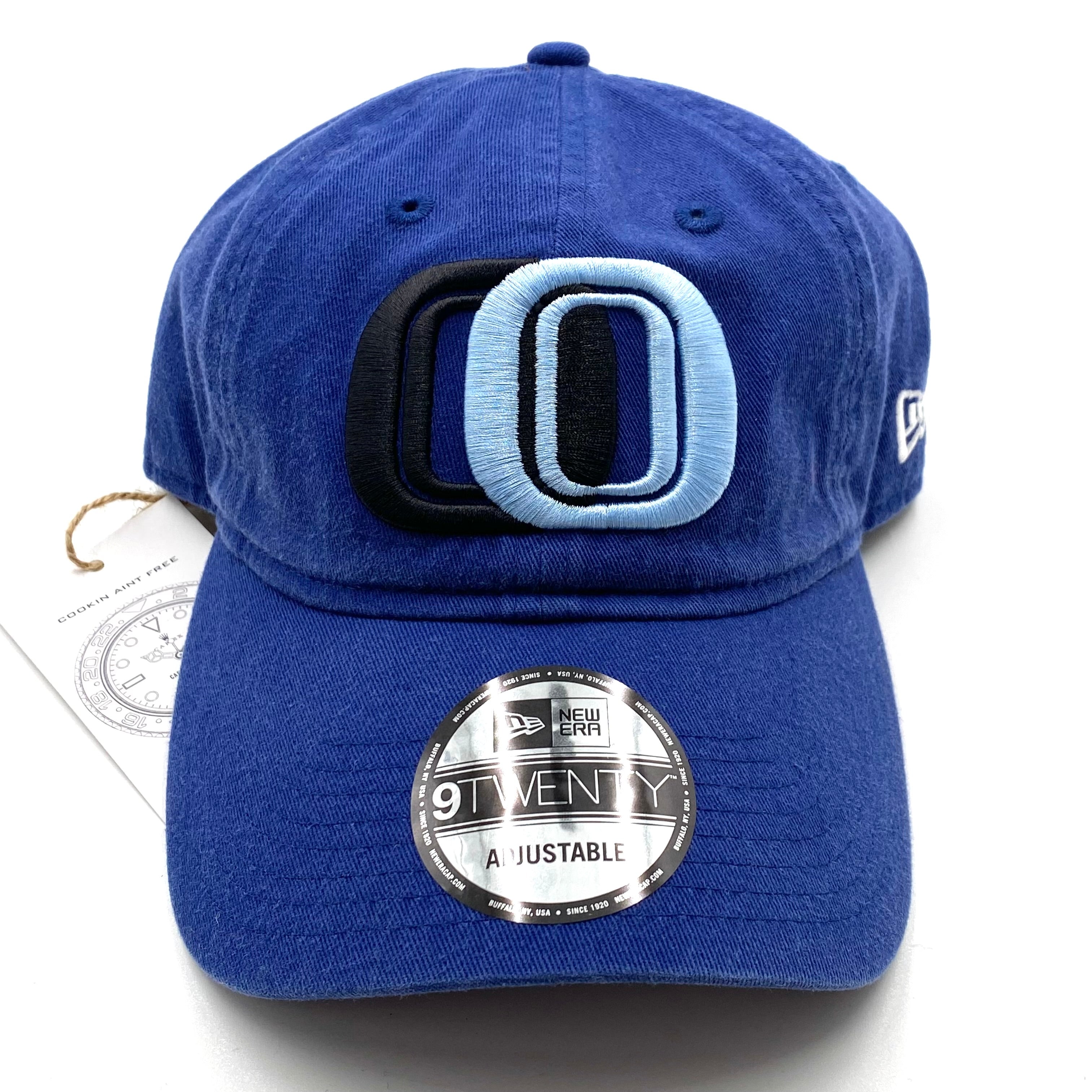 2023 otto958 blue double o logo strapback hat – cookin aint free