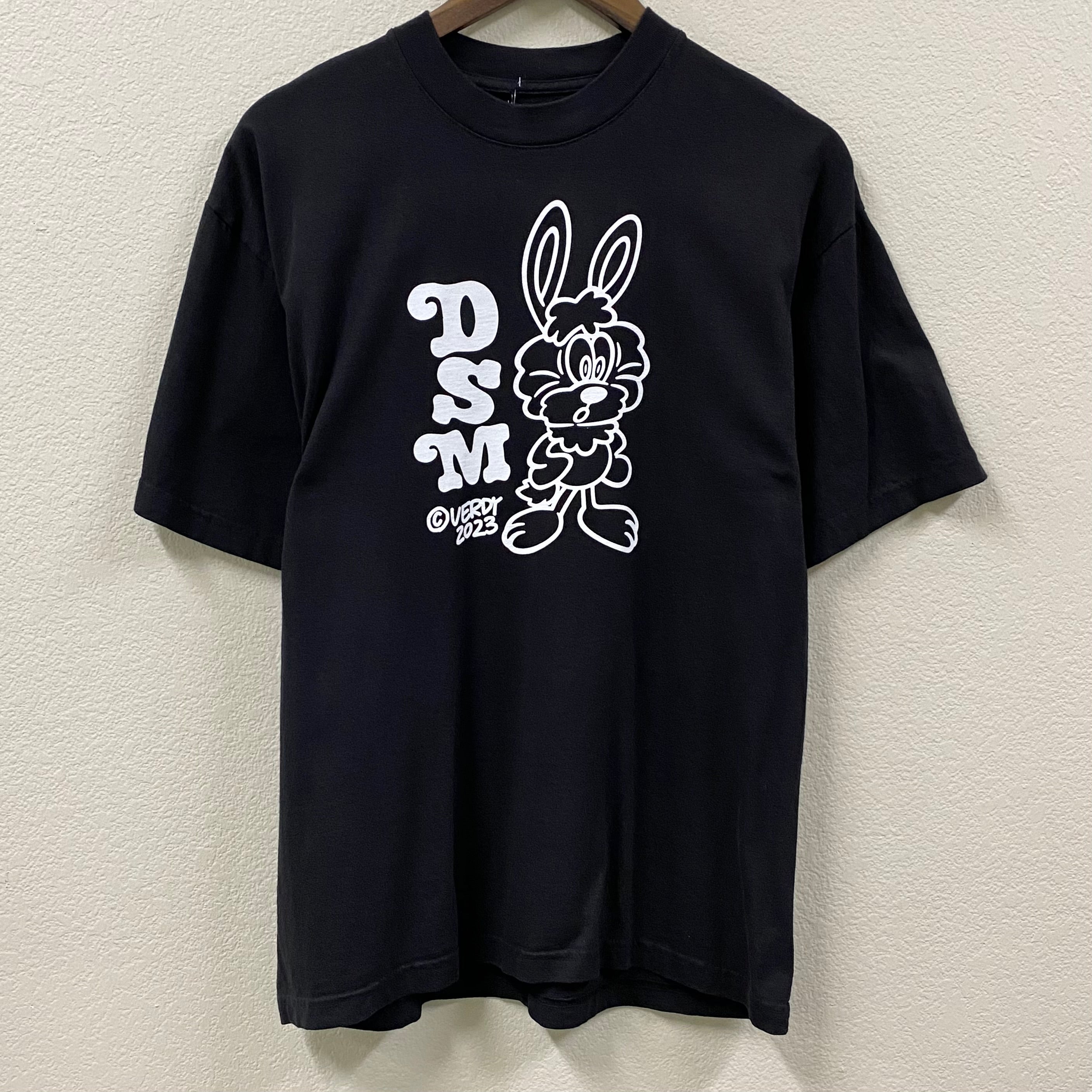 2023 dover street market // verdy year of the rabbit black t-shirt