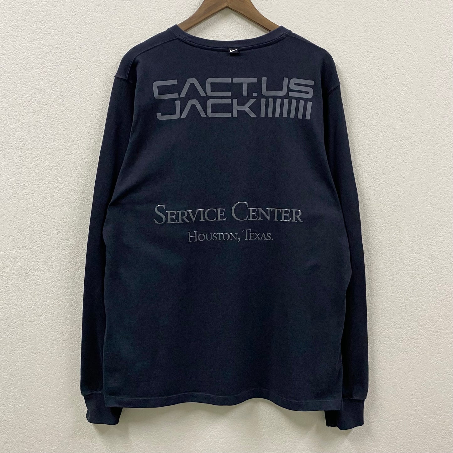 2022 nike // travis scott cactus corp nrg black l/s shirt