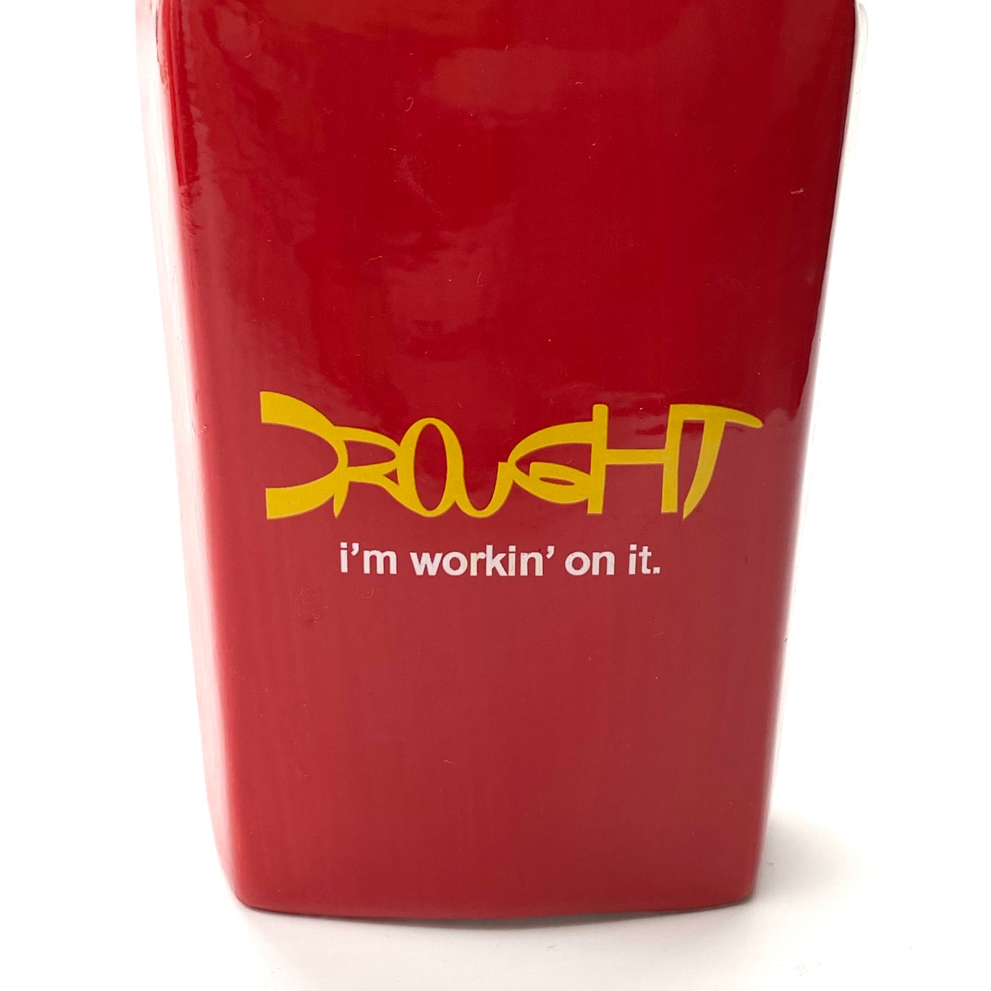 2023 drought i’m workin on it fried ceramic vase