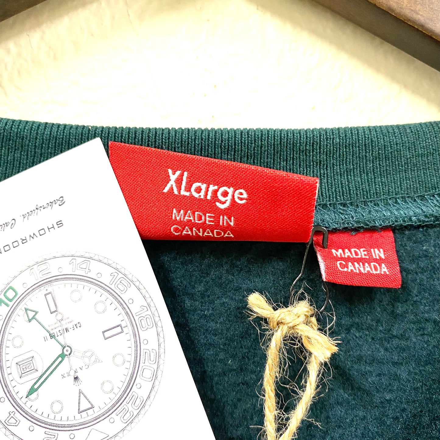2022 f/w supreme dark pine box logo crewneck