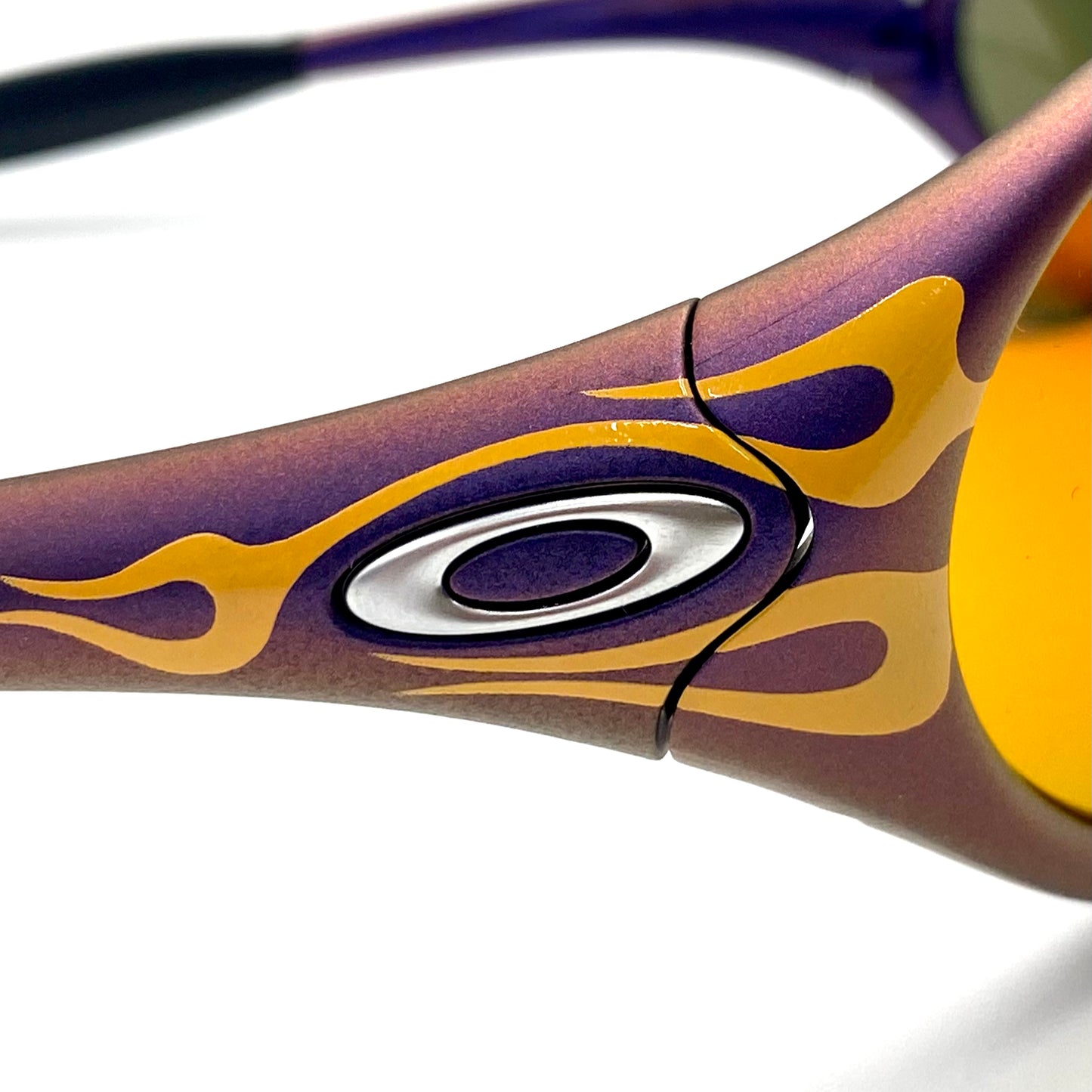 2023 brain dead oakley eyejacket flames prizm sunglasses