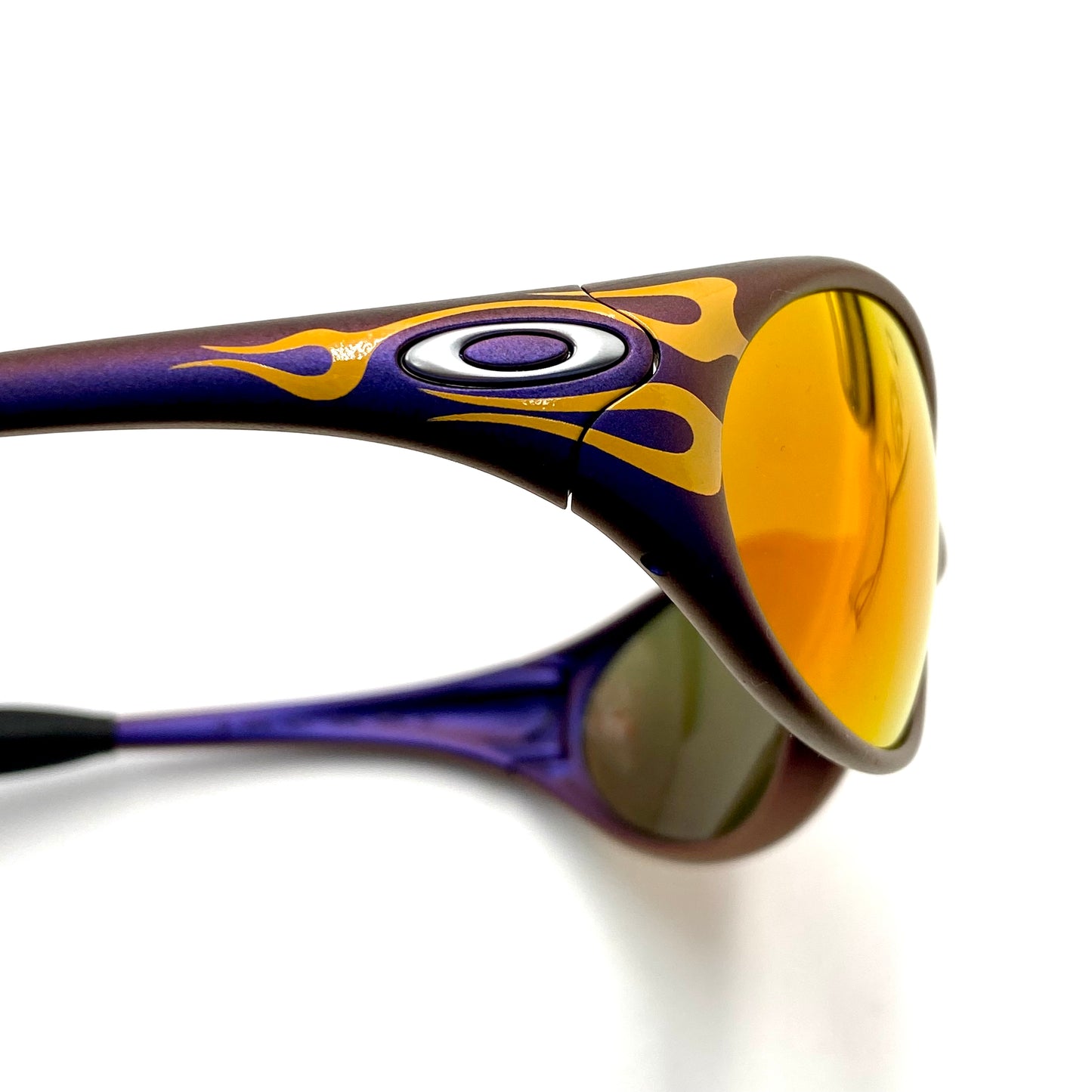2023 brain dead oakley eyejacket flames prizm sunglasses