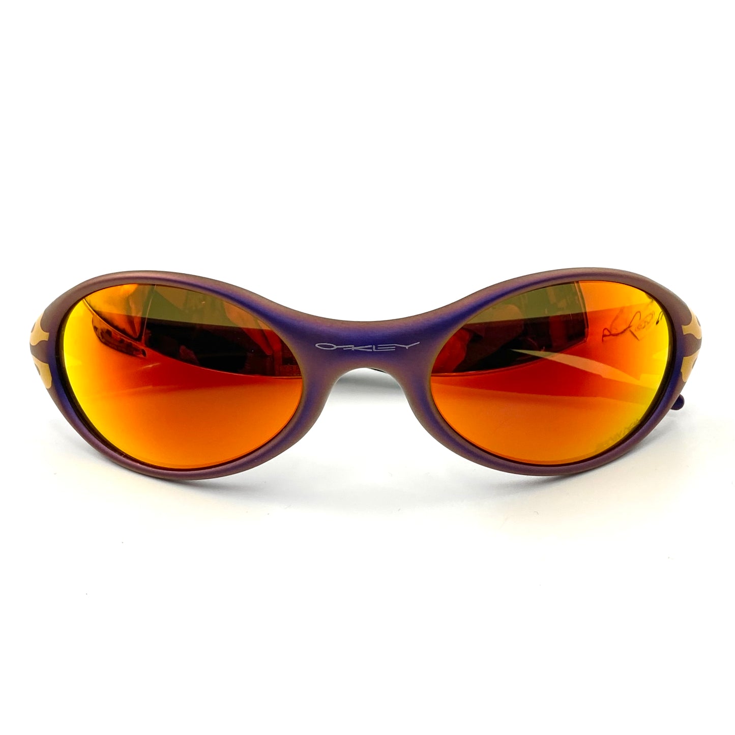 2023 brain dead oakley eyejacket flames prizm sunglasses