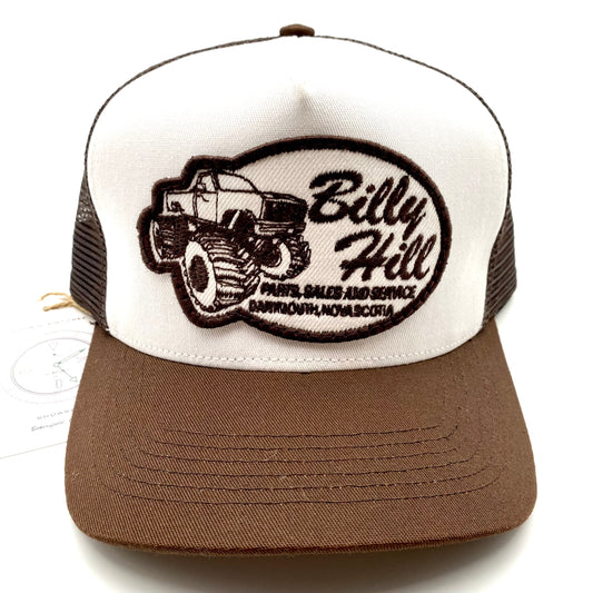 2022 billy hill brown patch 2-tone snapback trucker hat