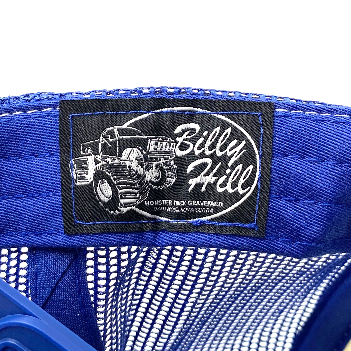 2023 billy hill blue patch 2-tone trucker snapback hat