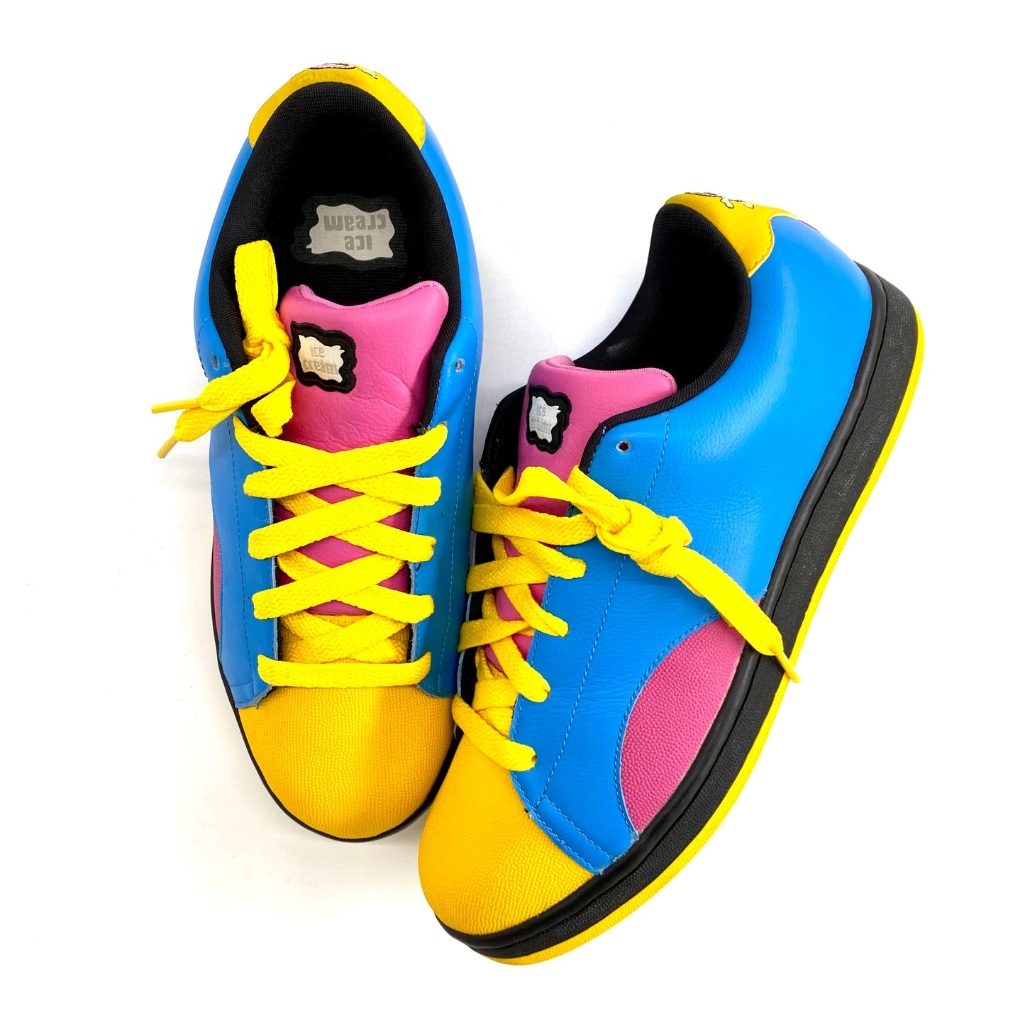 2007 reebok bbc ice cream board flip II cotton candy