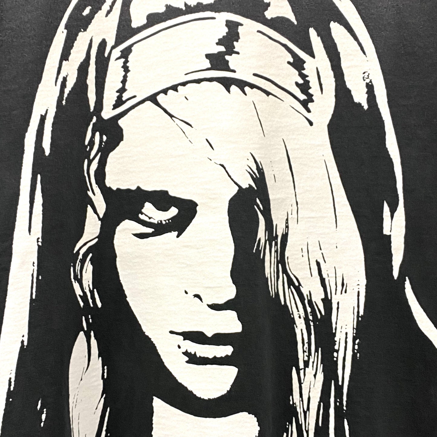 2023 warren lotas the nun sun dyed black t-shirt