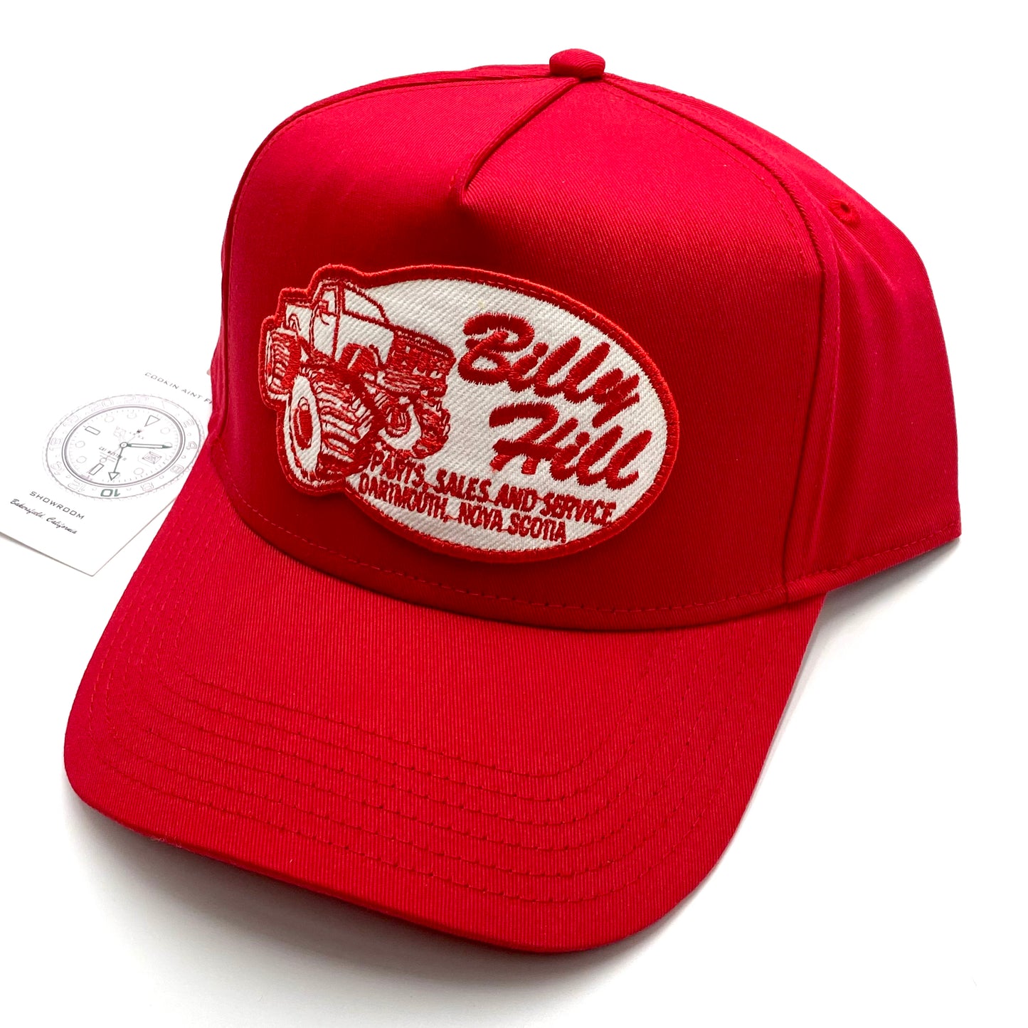 unreleased billy hill f&f red patch snapback hat