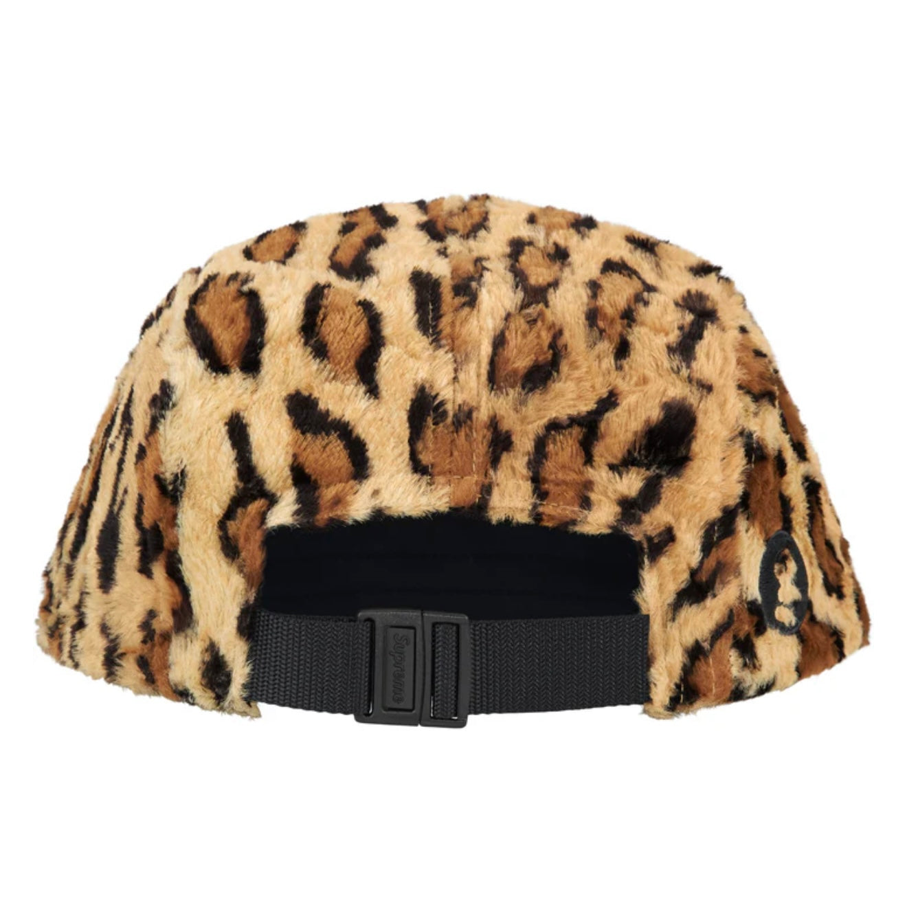 2025 s/s supreme crushed rayon pile camp strapback leopard cap