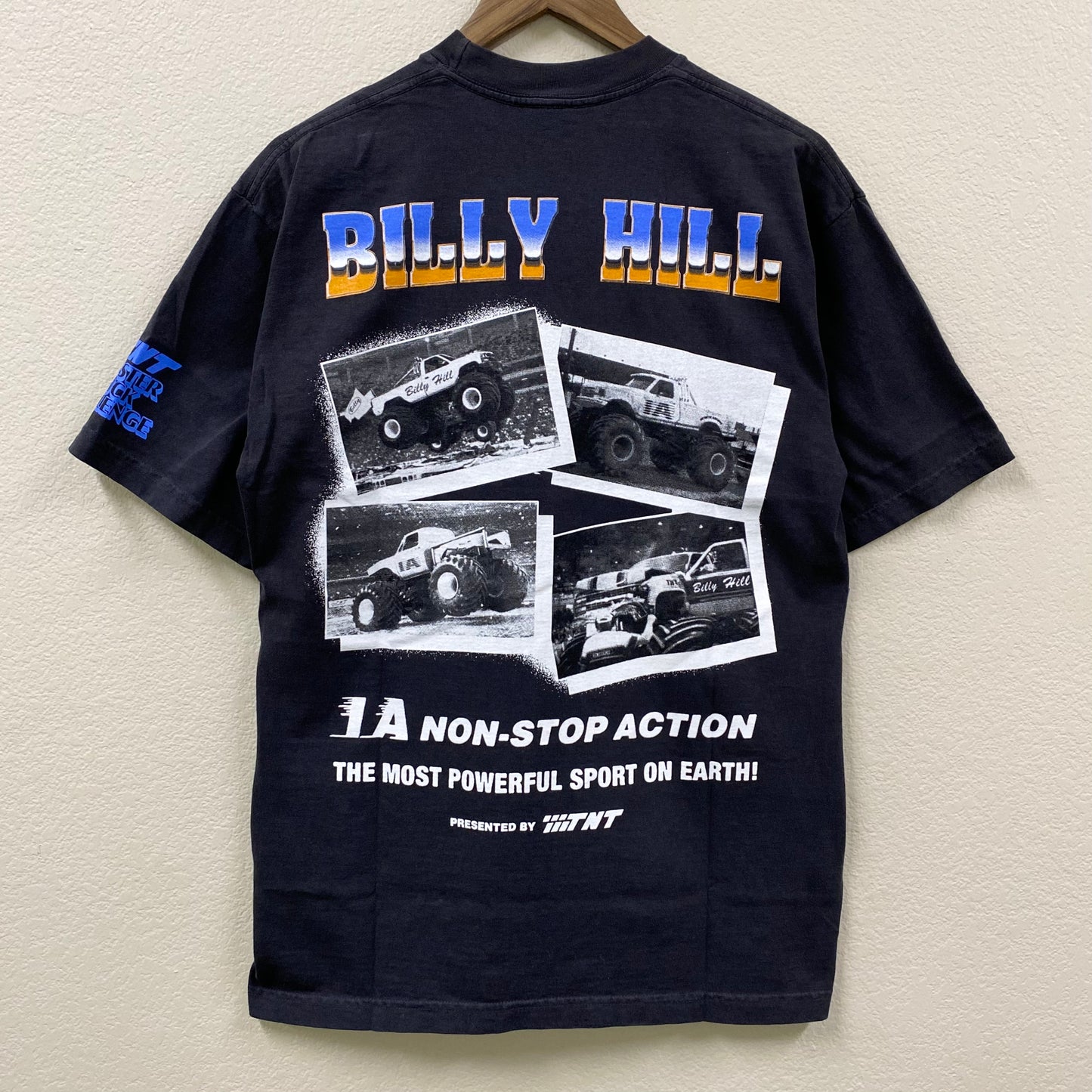 2022 billy hill monster truck challenge black t-shirt