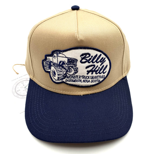 2022 billy hill navy patch 2-tone snapback hat
