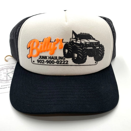 2023 billy hill black junk hauling trucker snapback hat