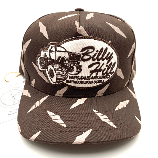 2023 billy hill brown patch diamondplate snapback hat