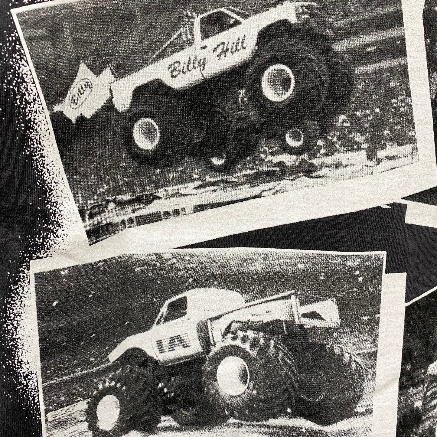 2022 billy hill monster truck challenge black t-shirt