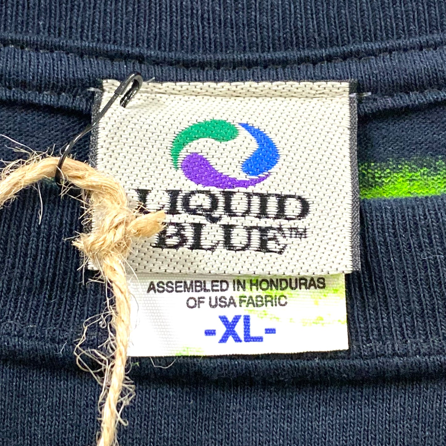 2001 liquid blue skull pile t-shirt