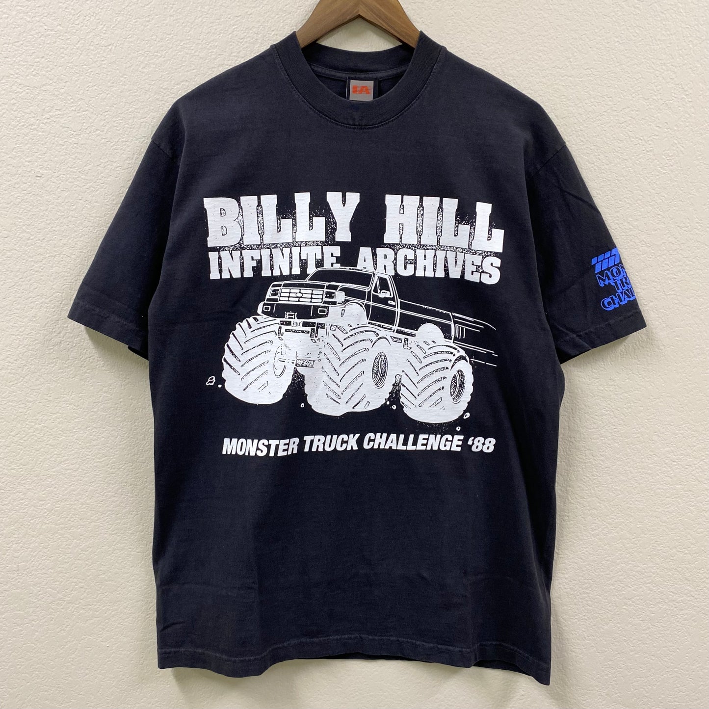 2022 billy hill monster truck challenge black t-shirt