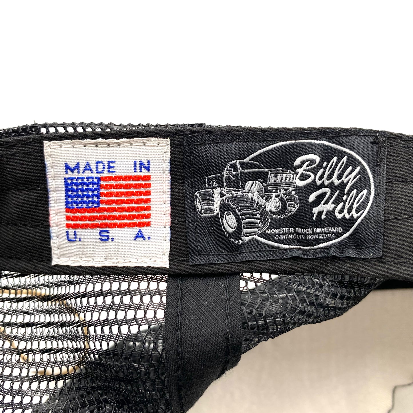 2023 billy hill black patch diamondplate trucker snapback hat