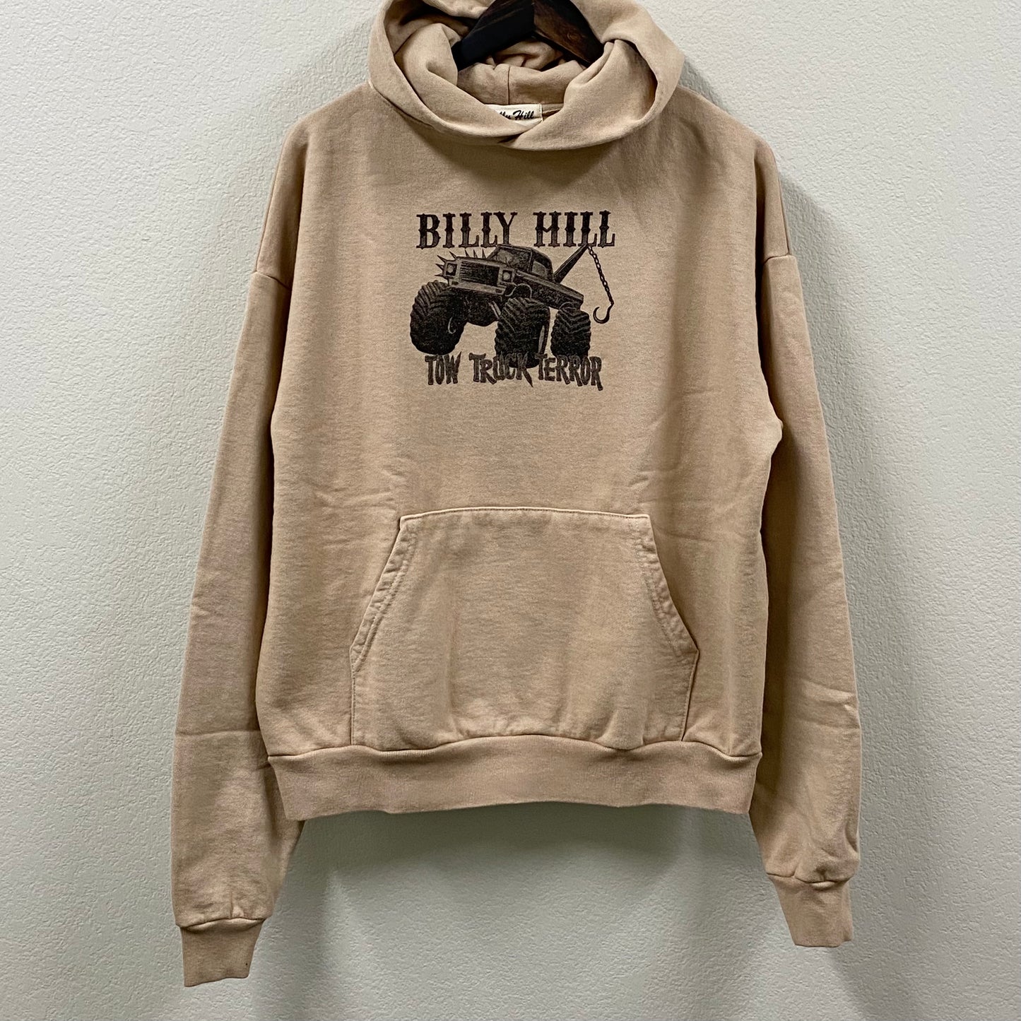 2022 billy hill tow truck terror light brown hoodie