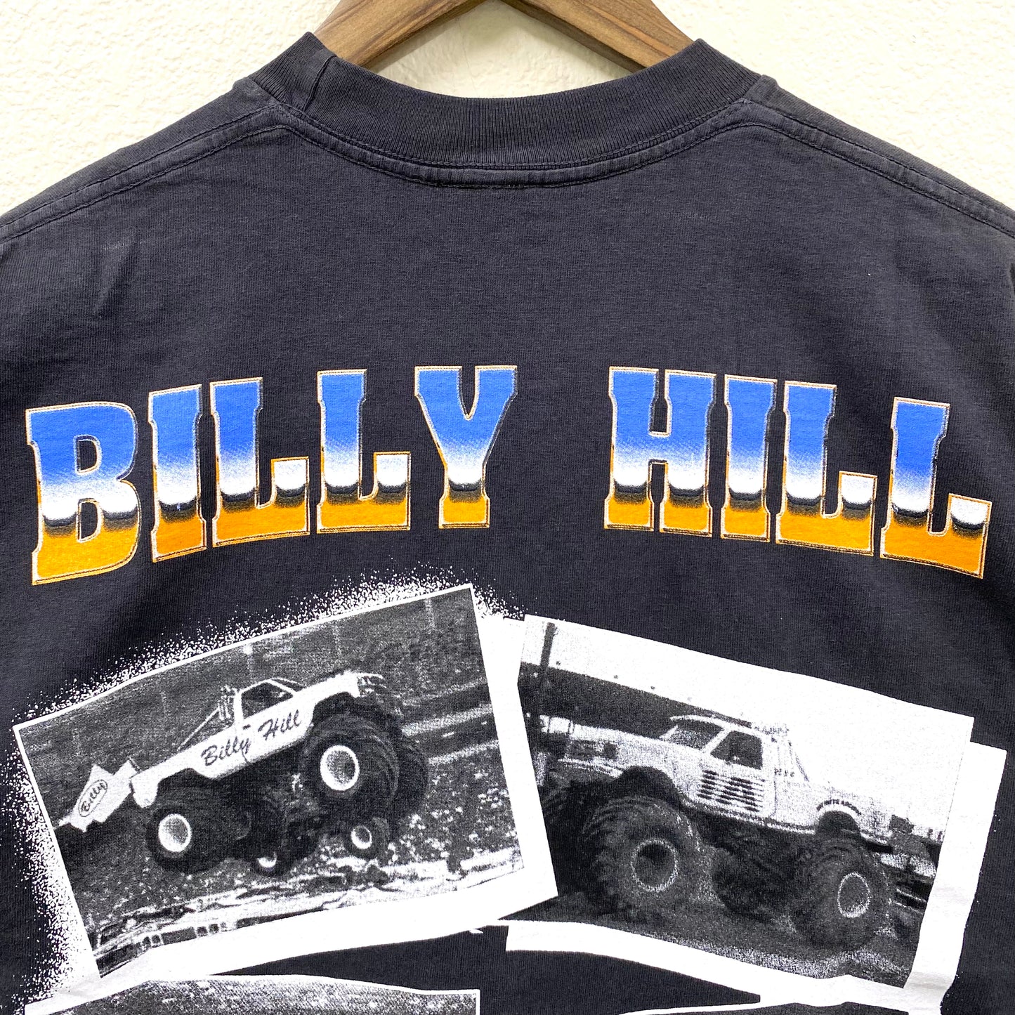 2022 billy hill monster truck challenge black t-shirt