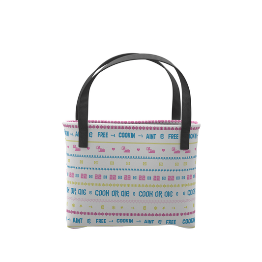 2023 caf too live white tote