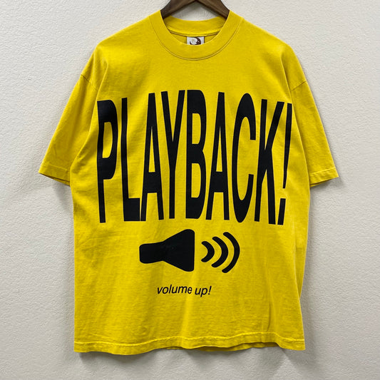 2023 by cole bennett playback mustard yellow t-shirt