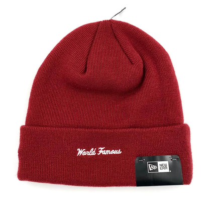 2022 f/w supreme cardinal red box logo beanie