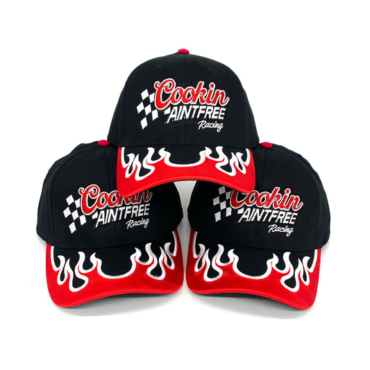 2024 caf racing flaming 6-panel hat