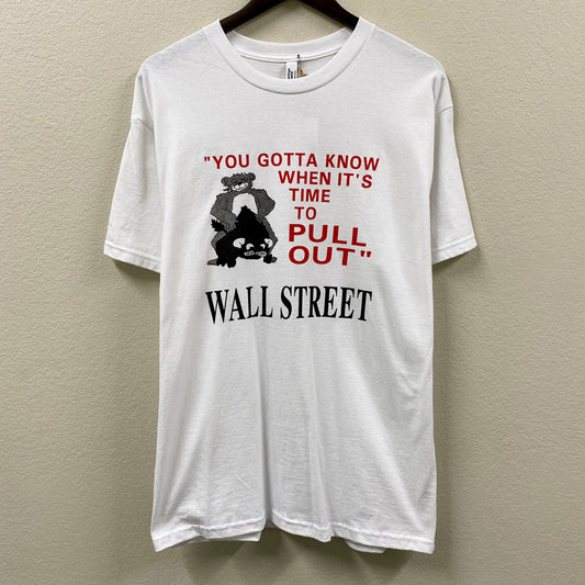 2022 fantasy explosion wall street pull out white t-shirt