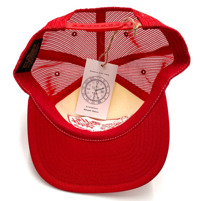 2021 billy hill red patch 2-tone trucker snapback hat