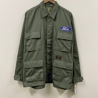 2022 fuct bdu military green button-up jacket
