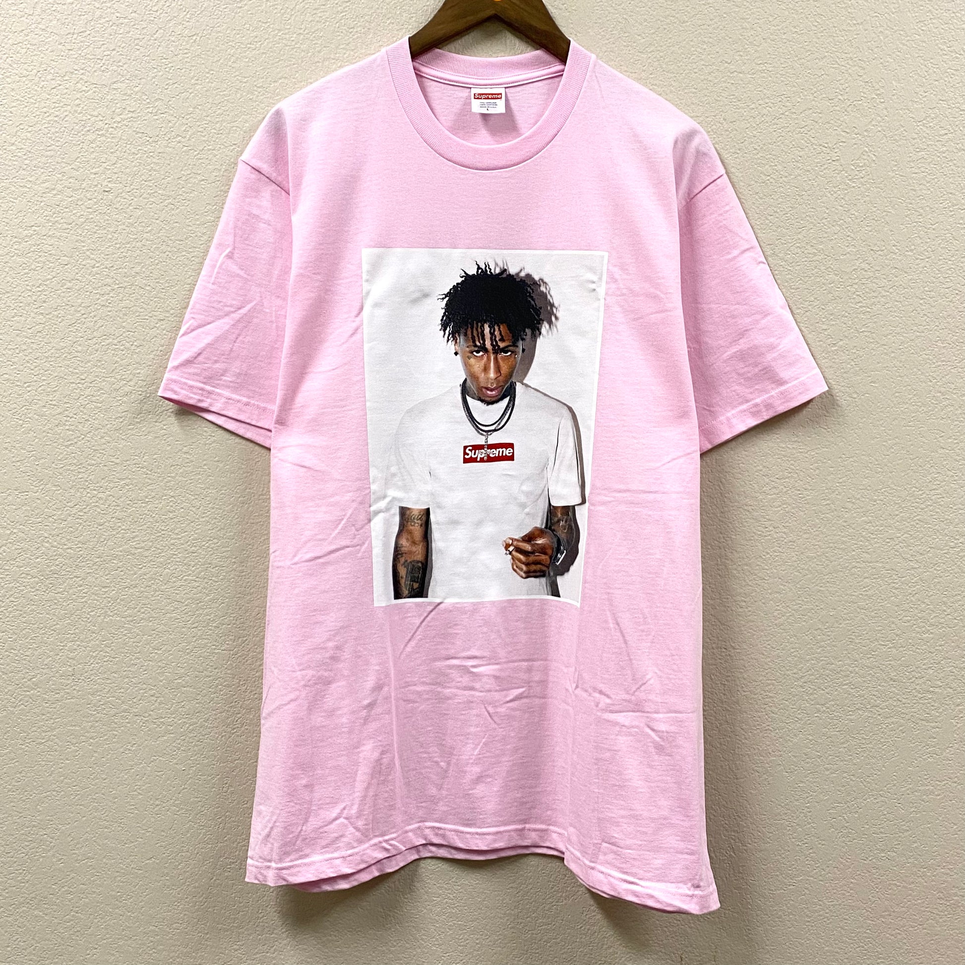 2023 f/w supreme nba youngboy photo pink t-shirt – cookin aint free