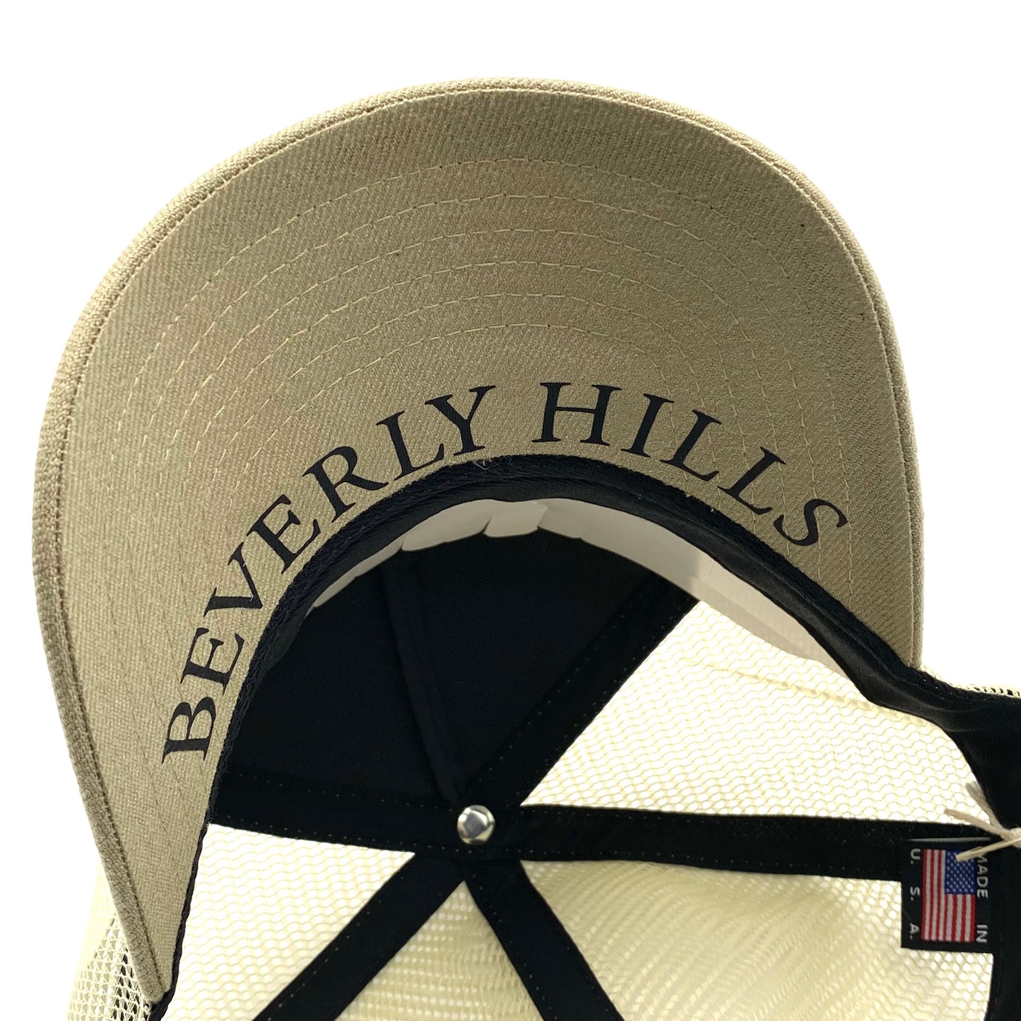 2023 bhsc trucker taupe hat