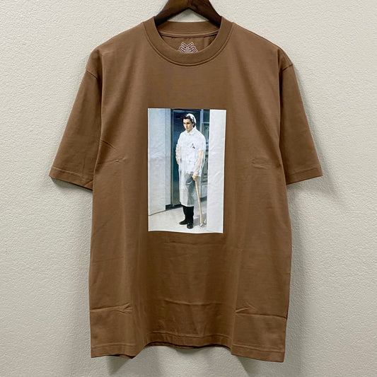 2023 s/s palace american psycho brown t-shirt