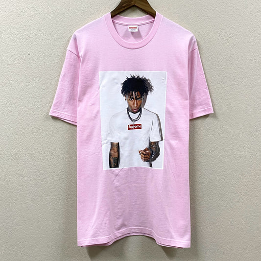 2023 f/w supreme nba youngboy photo pink t-shirt