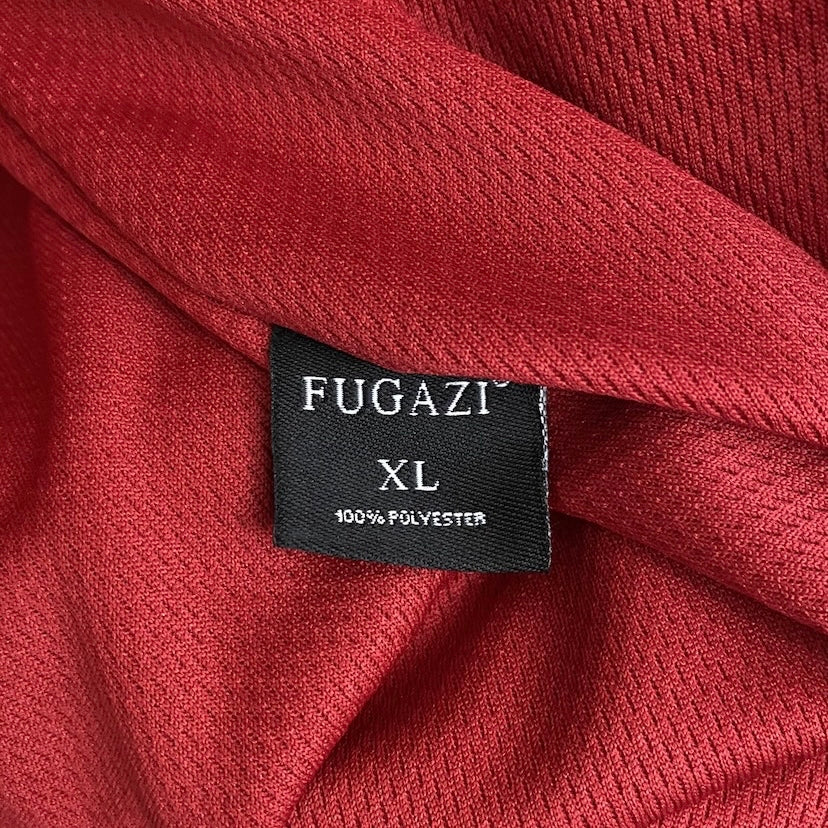 2022 fugazi ninja sherpa brown zip-up jacket
