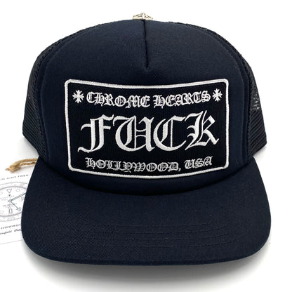 2021 chrome hearts fuck hollywood, usa mesh trucker snapback hat