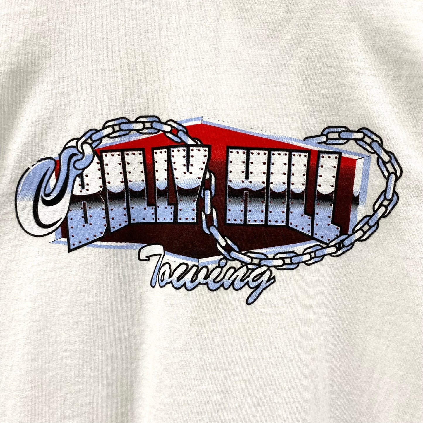 2022 billy hill towing white t-shirt