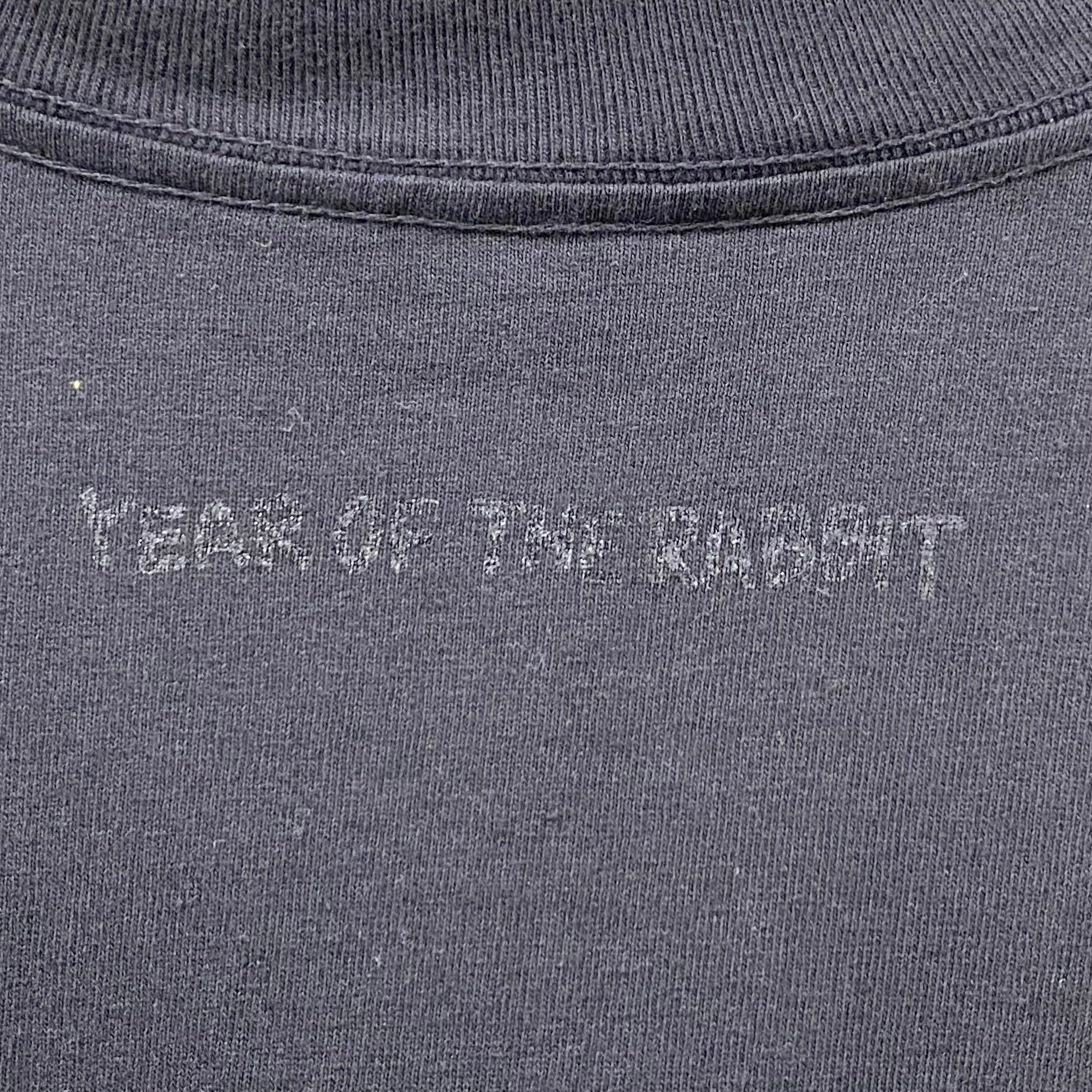 2023 dover street market // verdy year of the rabbit black t-shirt