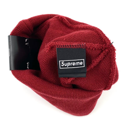2022 f/w supreme cardinal red box logo beanie