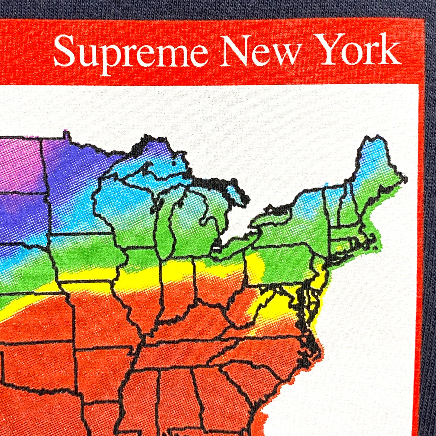 2023 f/w supreme weather t-shirt
