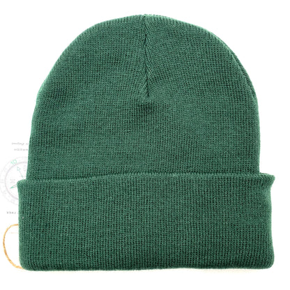 2021 billy hill forest green patch beanie