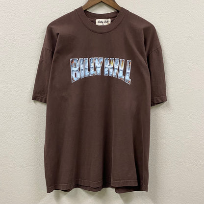 2023 billy hill cash distressed brown t-shirt