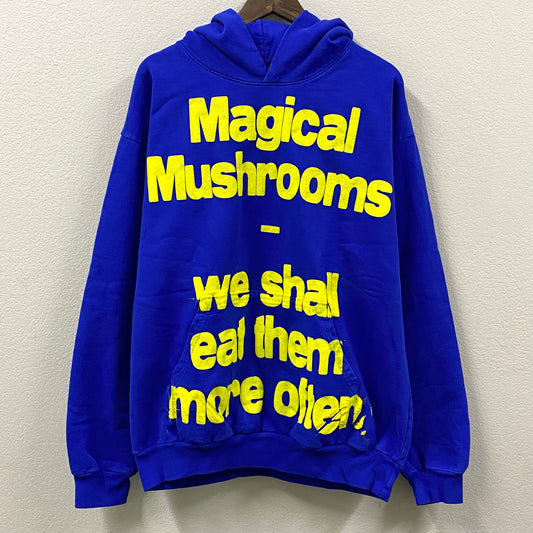 2023 by cole bennett magical mushrooms royal blue hoodie